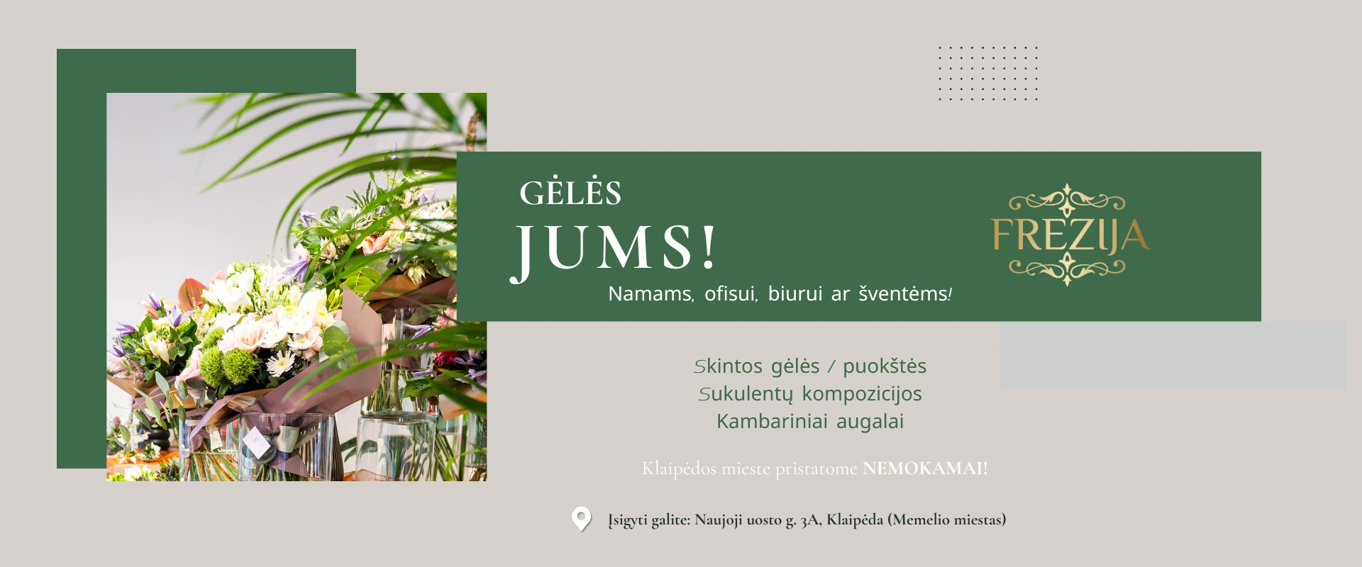 Gėlės Jums